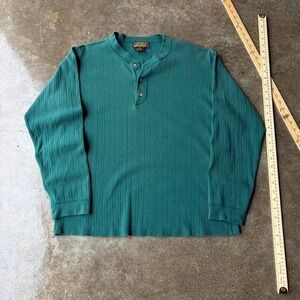 90s eddie bauer henley sweater